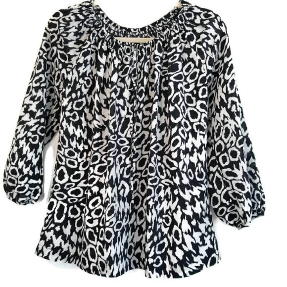 Jones New York Tops - JONES NEW YORK PEASANT BLOUSE